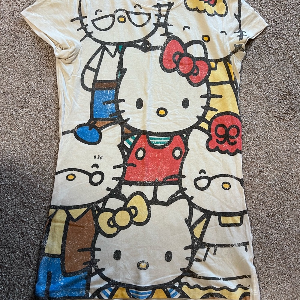 Hello Kitty Multicolor Short Sleeve Tee